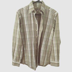 Burberry Plaid Shirt / Button Down / Long Sleeve